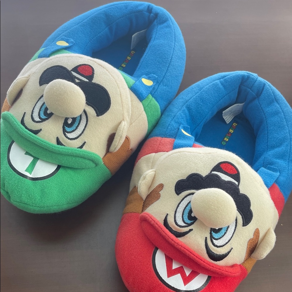 Mario and Luigi indoor slippers